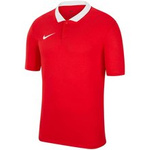 Koszulka męska Nike Dri-FIT Park 20 Polo SS czerwona CW6933 657
